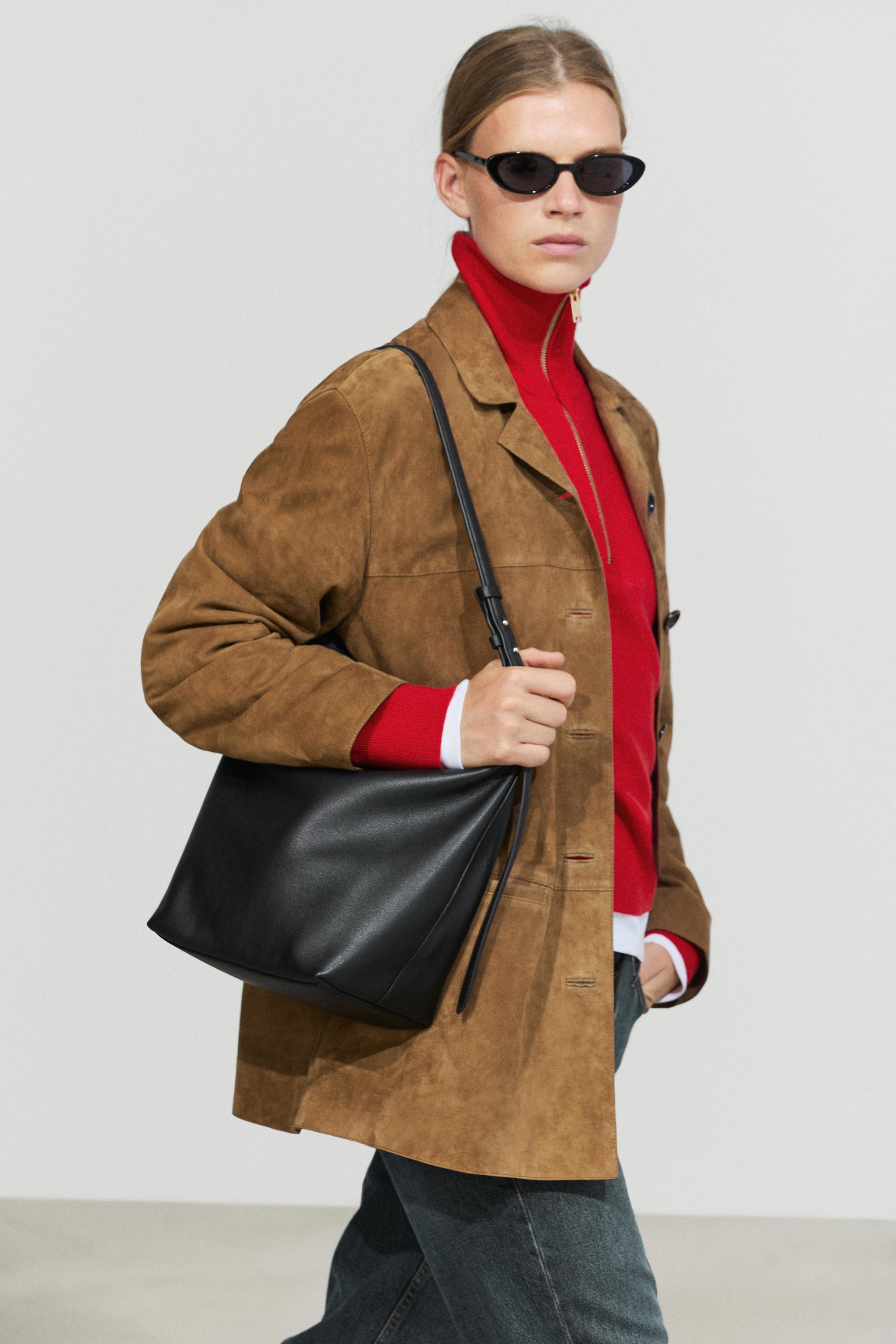Blazer col en daim